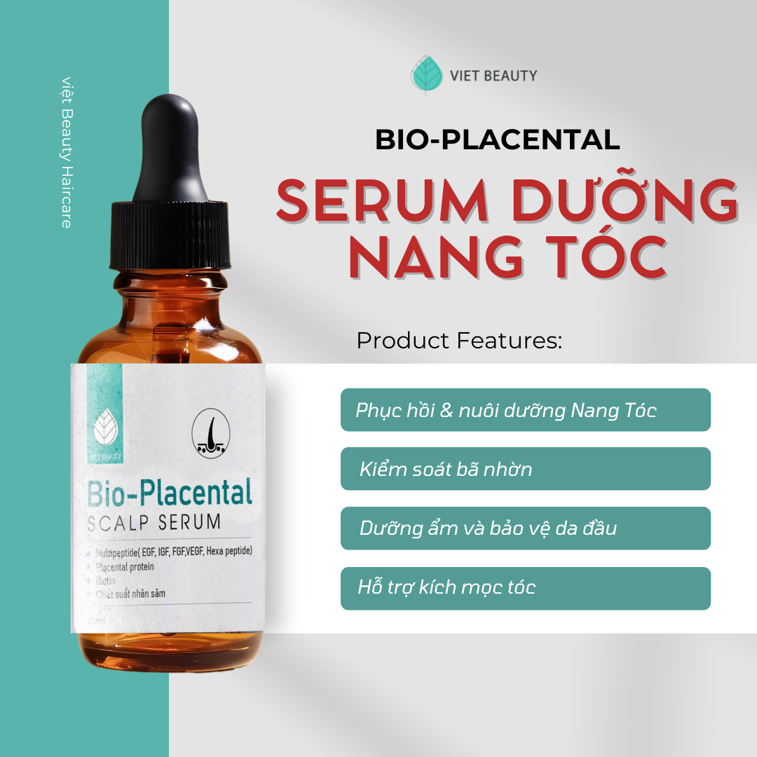 Bioplacental Serum – Phục Hồi Nang Tóc Yếu, Kích Thích Mọc Tóc Từ Gốc