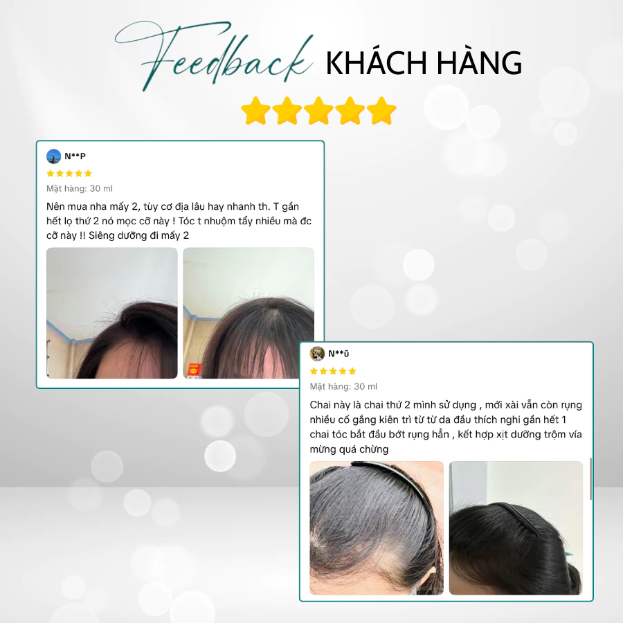 COMBO serum Bio-Placental 30ml và viên uống DHT Blocker Hair Pro hỗ trợ mọc tóc từ sâu bên trong