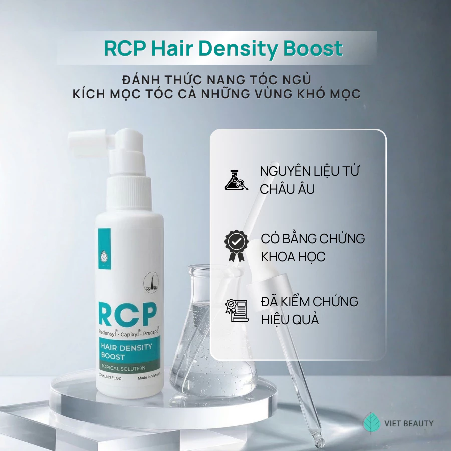 Combo serum dưỡng nang tóc Bioplacental & xịt mọc tóc RCP Việt Beauty GIÁ SIÊU TỐT